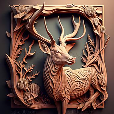 3D model st Deer (STL)